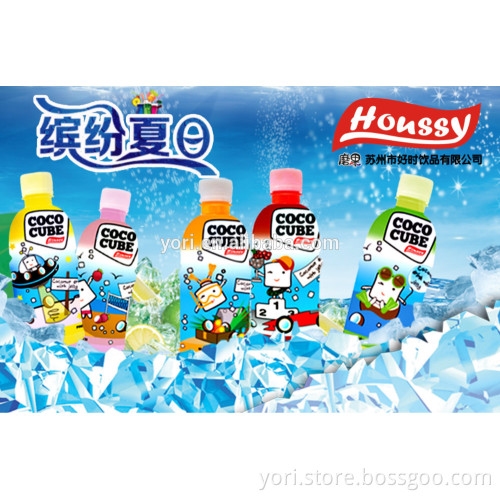 Famous brand houssy organic 320ml coconut drink with nata de coco